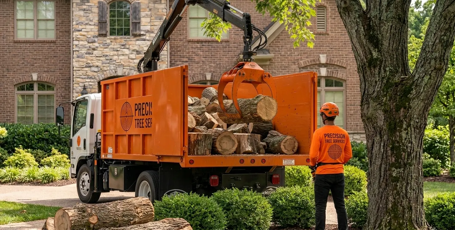 Completed tree removal job